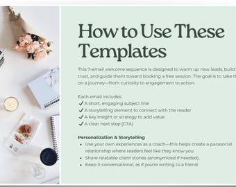 Welcome Email Sequence Guide – Google Sheets (7-Email Funnel for Coaches & Service Providers)