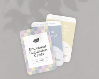 Emotional Regulation Coping Skills Cards
