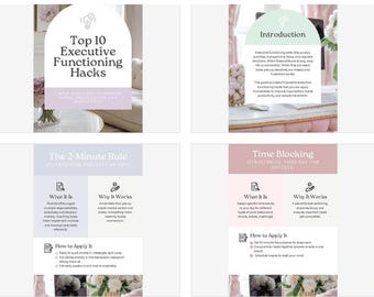 Top 10 Executive Functioning Hacks – Printable Strategy Pages