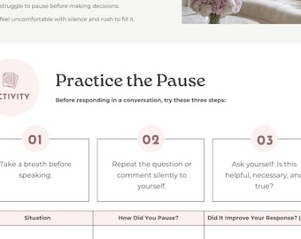 Impulse Control – Executive Functioning Worksheets (5 Two-Page Worksheets)