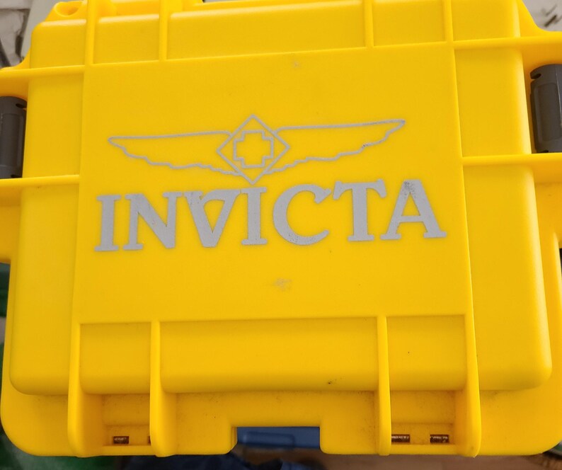 Invicta Lettering Case, Invicta Watch Case: Yellow Presentation Box, 3-watch Display - Etsy