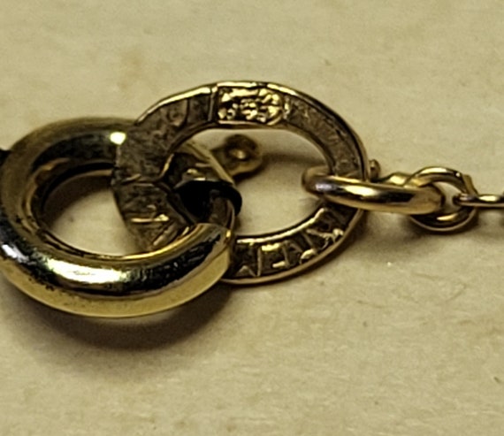 Necklace, Krementz 14K Gold Overlay Double Heart … - image 4