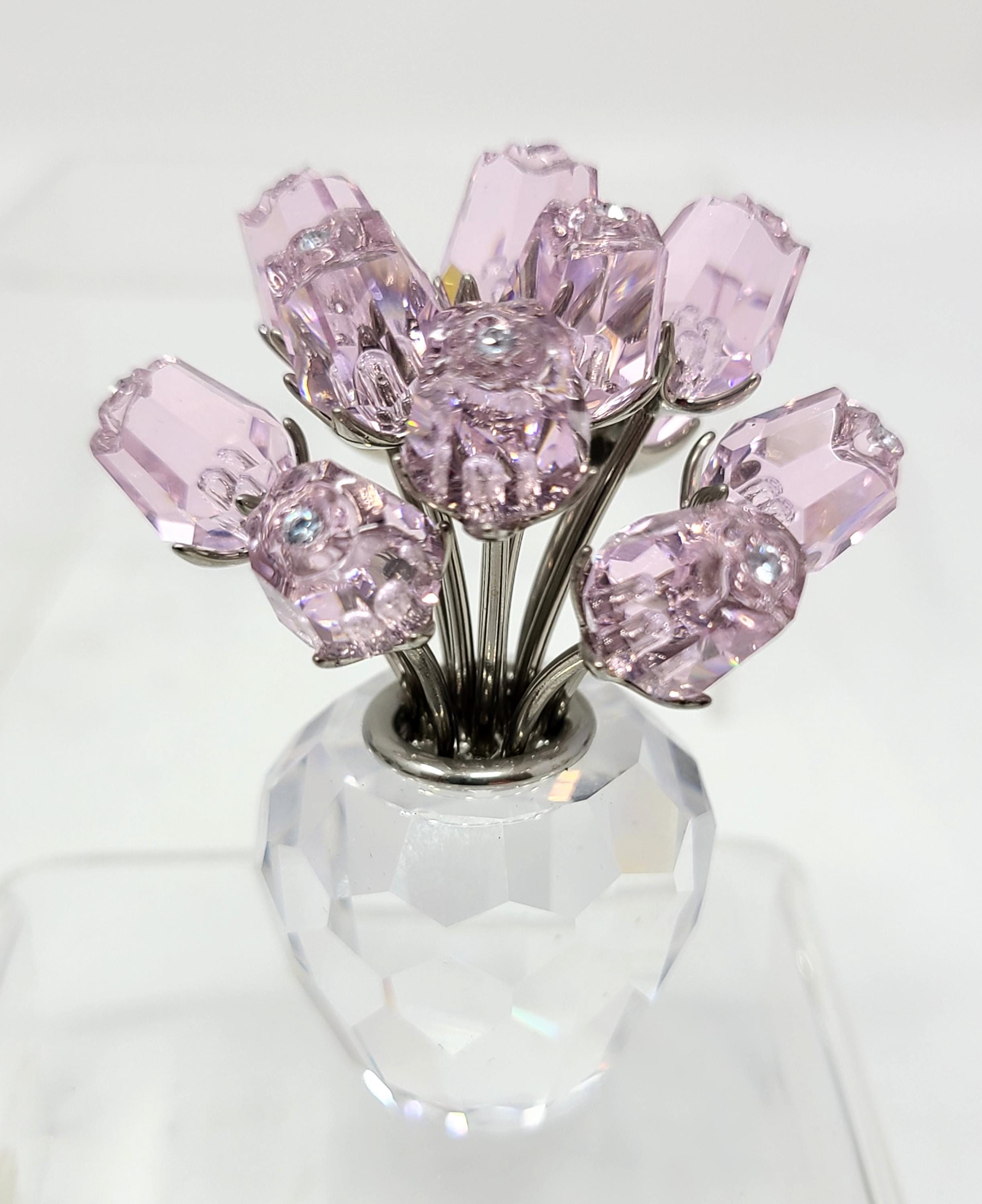Swarovski Rose Figurine - Etsy