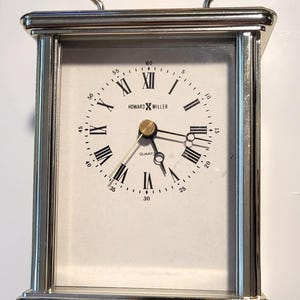 Clock, Howard Miller Table Top Clock, Collectible
