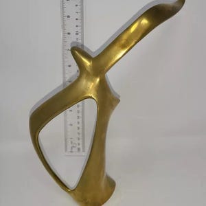 Figurine, Solid Brass Seagull, In Flight, GATCO