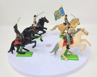 Toys, Soldiers, Union Cavalry Soldiers, Deetail, Britains Ltd