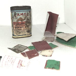 Tin Can, Camel Rubber Repair Kit Vintage