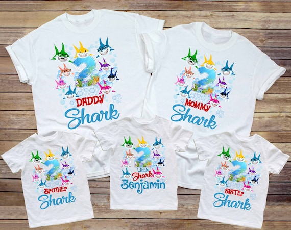 baby shark birthday shirt
