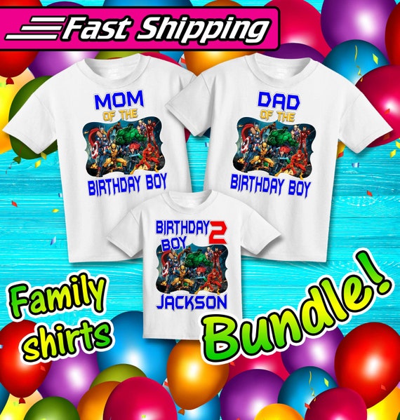 avengers family shirts