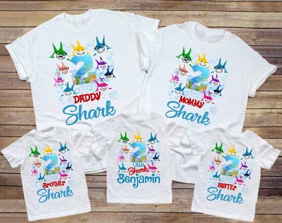 Baby Shark Birthday Shirt Baby Shark Shirt Baby Shark Etsy Canada