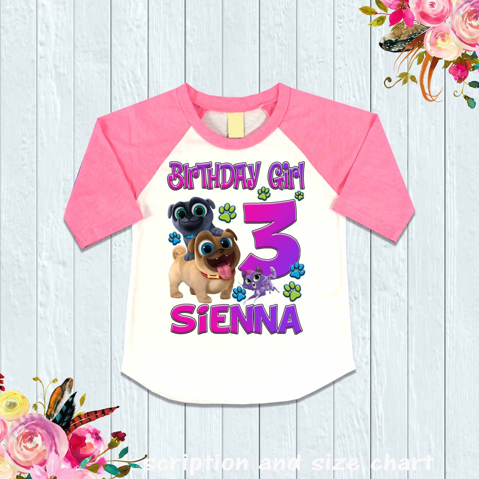 puppy dog pals birthday shirt