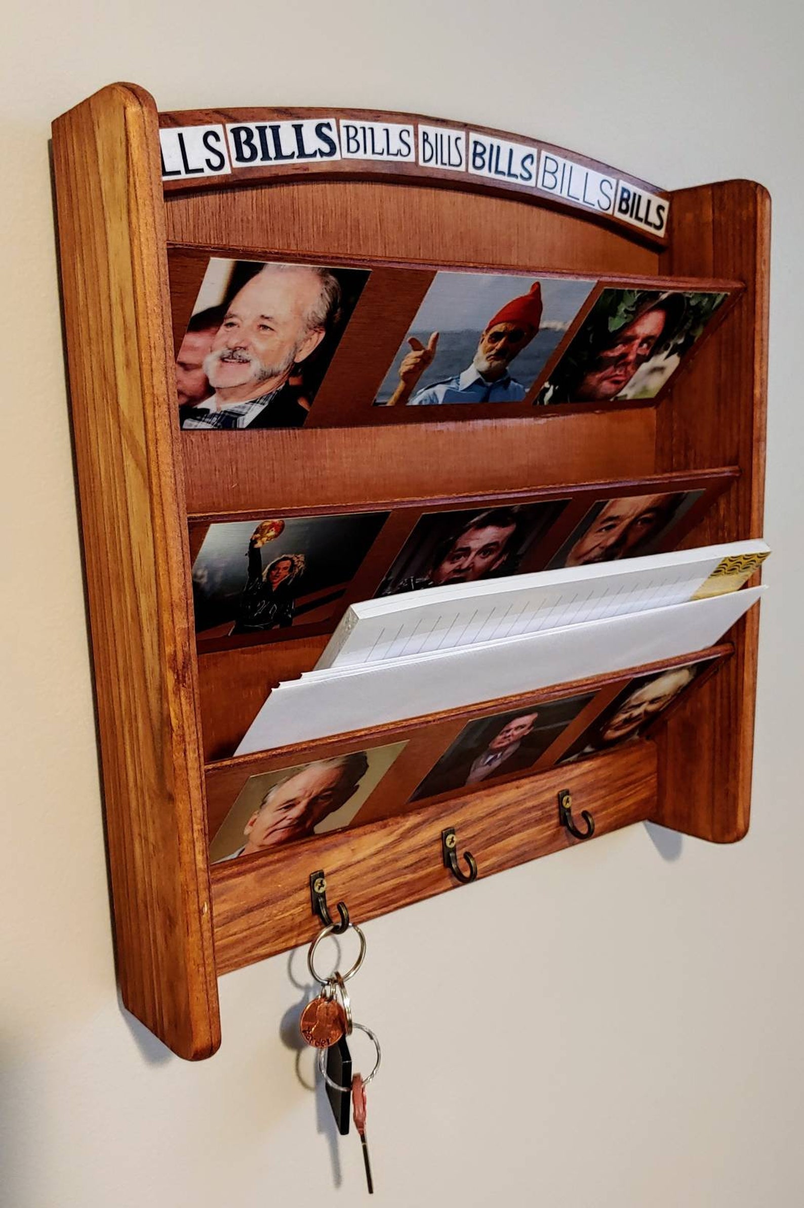 Bill Murray Wooden On The Wall Bill w/ Key Etsy