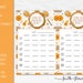 Printable Thanksgiving Bunco Score Card Sheet, Fall October and ...