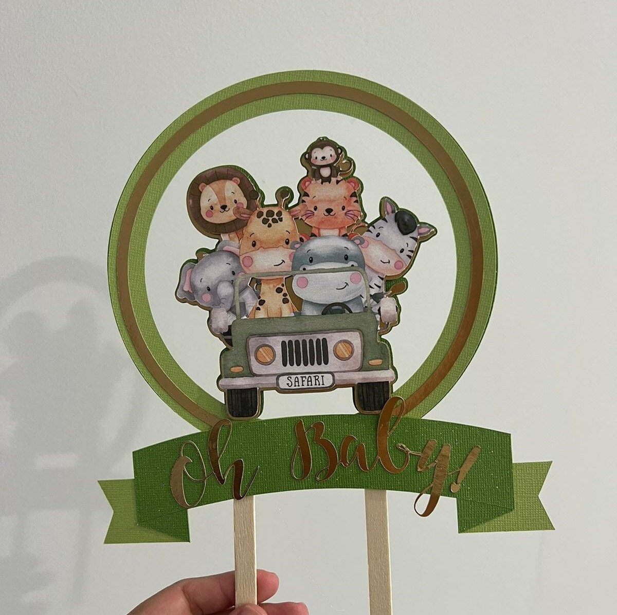 Safari Cake Topper, Animals Cake Topper, Jungle Animals - Etsy
