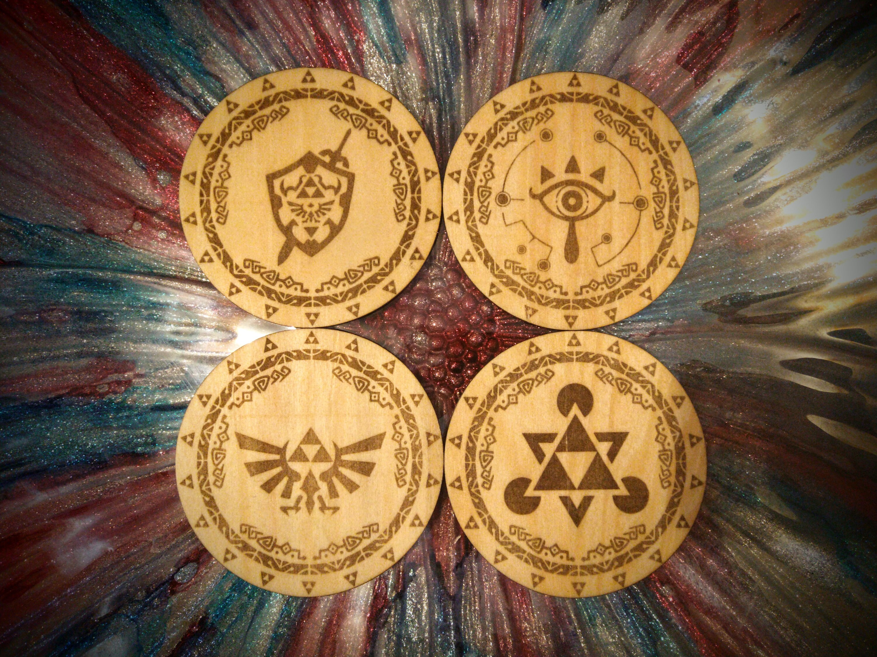 Zelda Coaster Engrave and Cut File Download Etsy