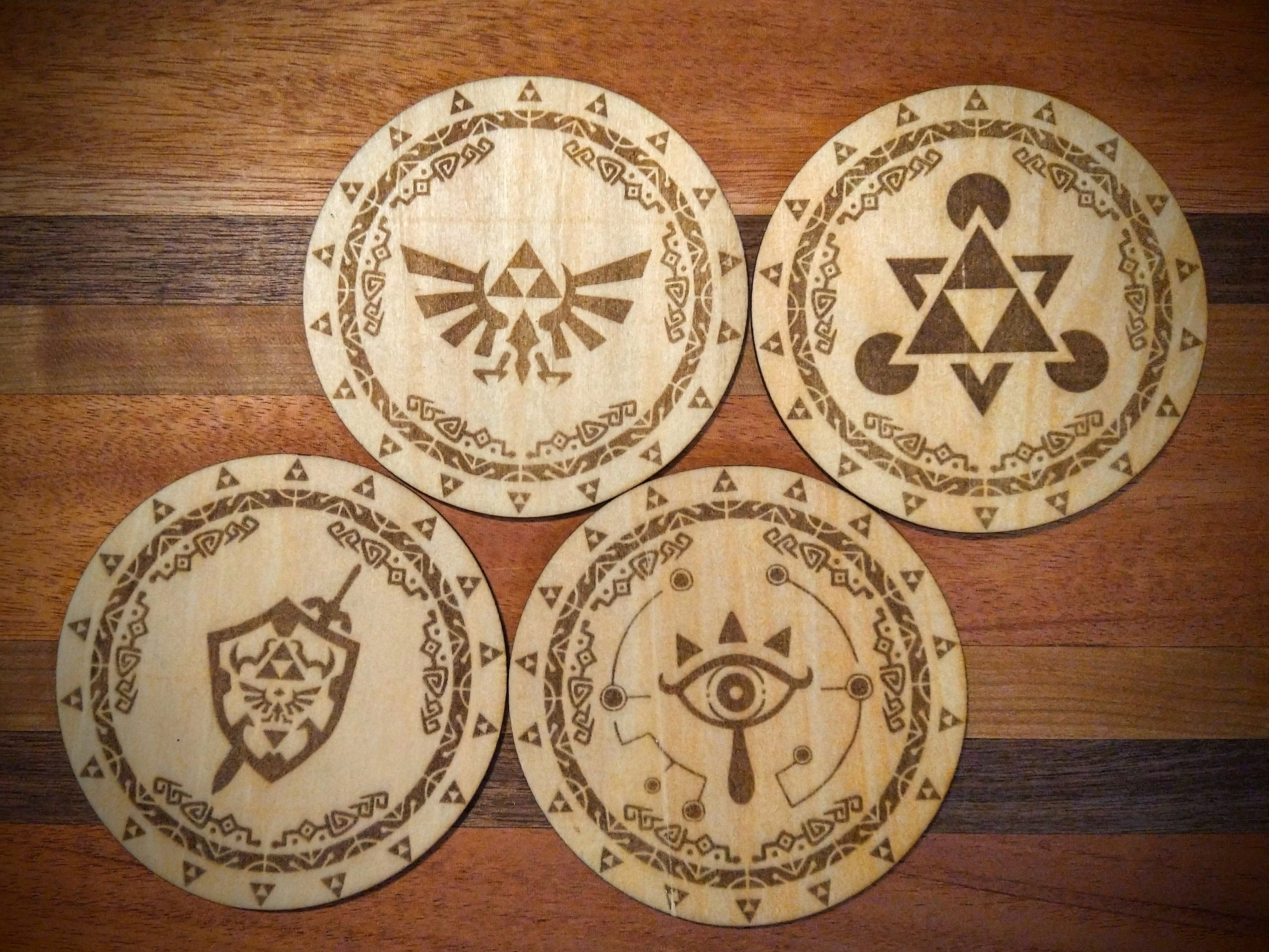 Zelda Coaster Engrave and Cut File Download Etsy