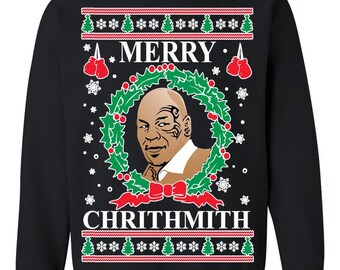mike tyson xmas sweater