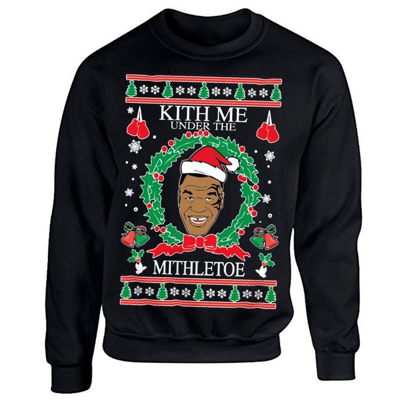 mike tyson xmas sweater