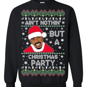 Tupac christmas jumper Clearance