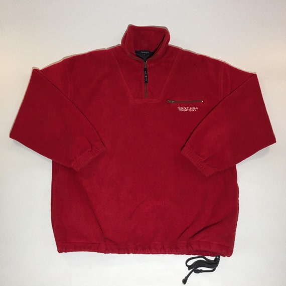 GANT USA Sport Half-Zip Fleece Sweatshirt Vintage