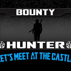 Mandalorian Inspired This Is The Way - Bounty Hunter License Plate Frame, Jedi Inspired