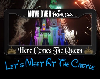 Marco de matrícula inspirado en la Reina Malvada, Disney, Blancanieves