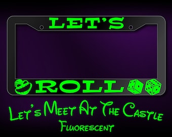 Nightmare Before Christmas License Plate Frame, Oogie Boogie Dice