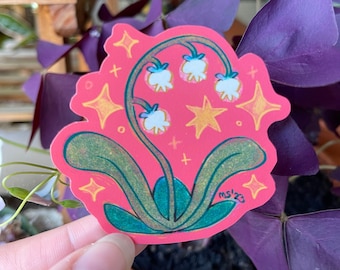 Lilies of the valley sticker