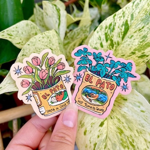 Sticker plantenvaas patosaus