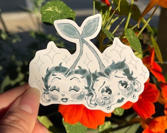 Betty boop cherries sticker