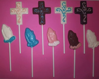 Chocolate lollipops