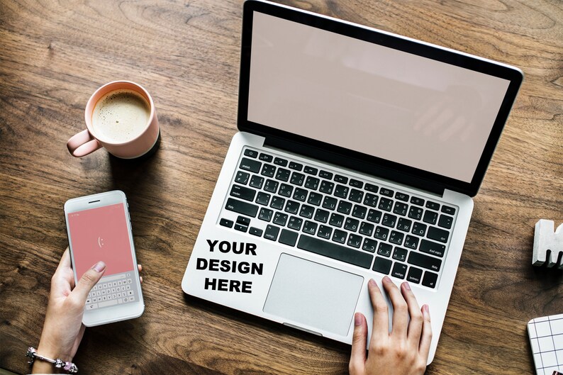 Download 6 Laptop Decal Mockup Laptop Mockup Decal Mockup Laptop Flat | Etsy