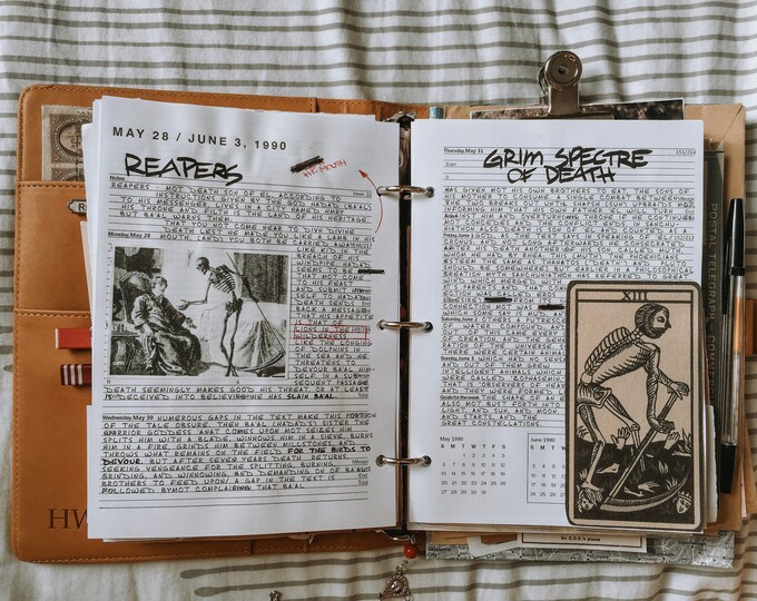 John Winchester Journal Pages - Etsy