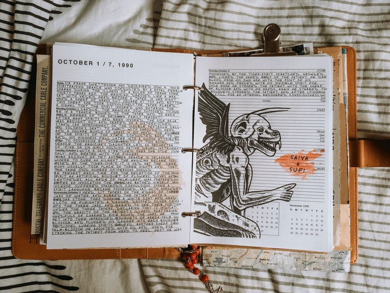 John Winchester Journal Pages | Etsy