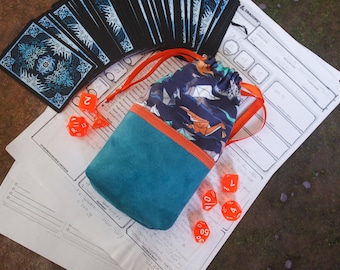 Tarot / Oracle Deck Bag, Card Bag, Rune Bag, Dice Bag or Keepsake Bag