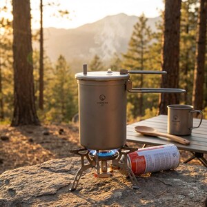 Valtcan Titanium Pressure Pot 1800ml Rice Cooker Camping Locking Lid Ultralight Backpacking Cookware imagen 6