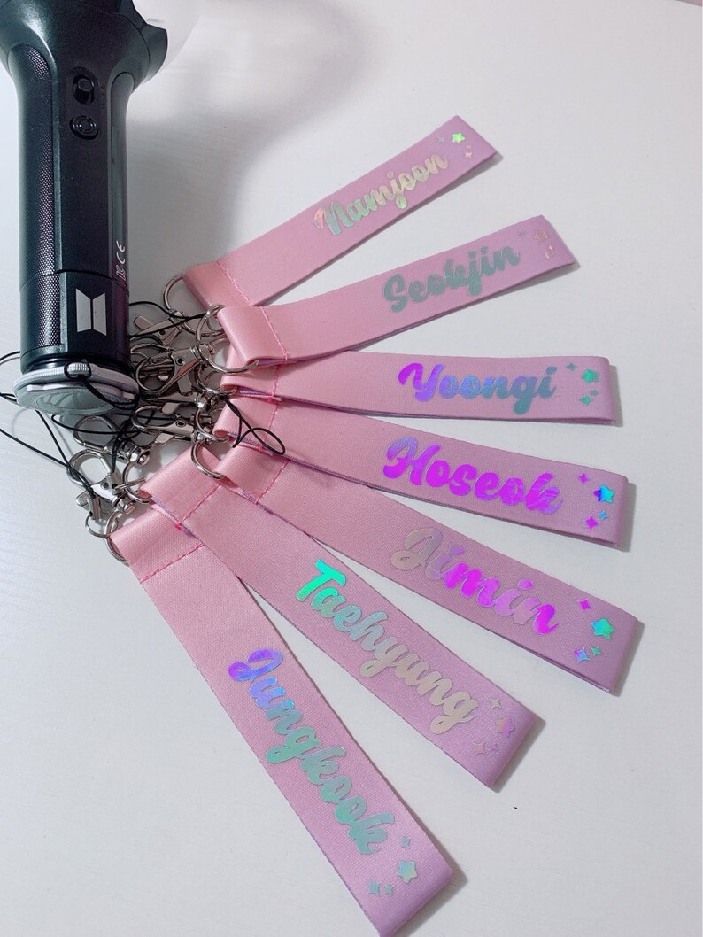 BTS Army Bomb Strap/keychain Wrist Lanyard Etsy