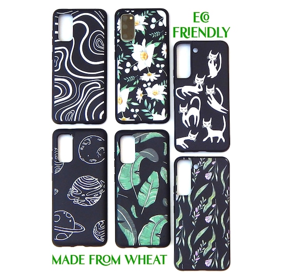 Eco-Friendly Phone Cases for Samsung Galaxy , Biodegradable and Compostable Cover made from Wheat Straw