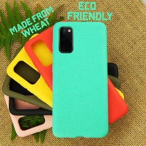 Eco-Friendly Phone Cases for Samsung Galaxy :  Biodegradable and Compostable , Made from Wheat Straw  , Vegan , Sustainable
