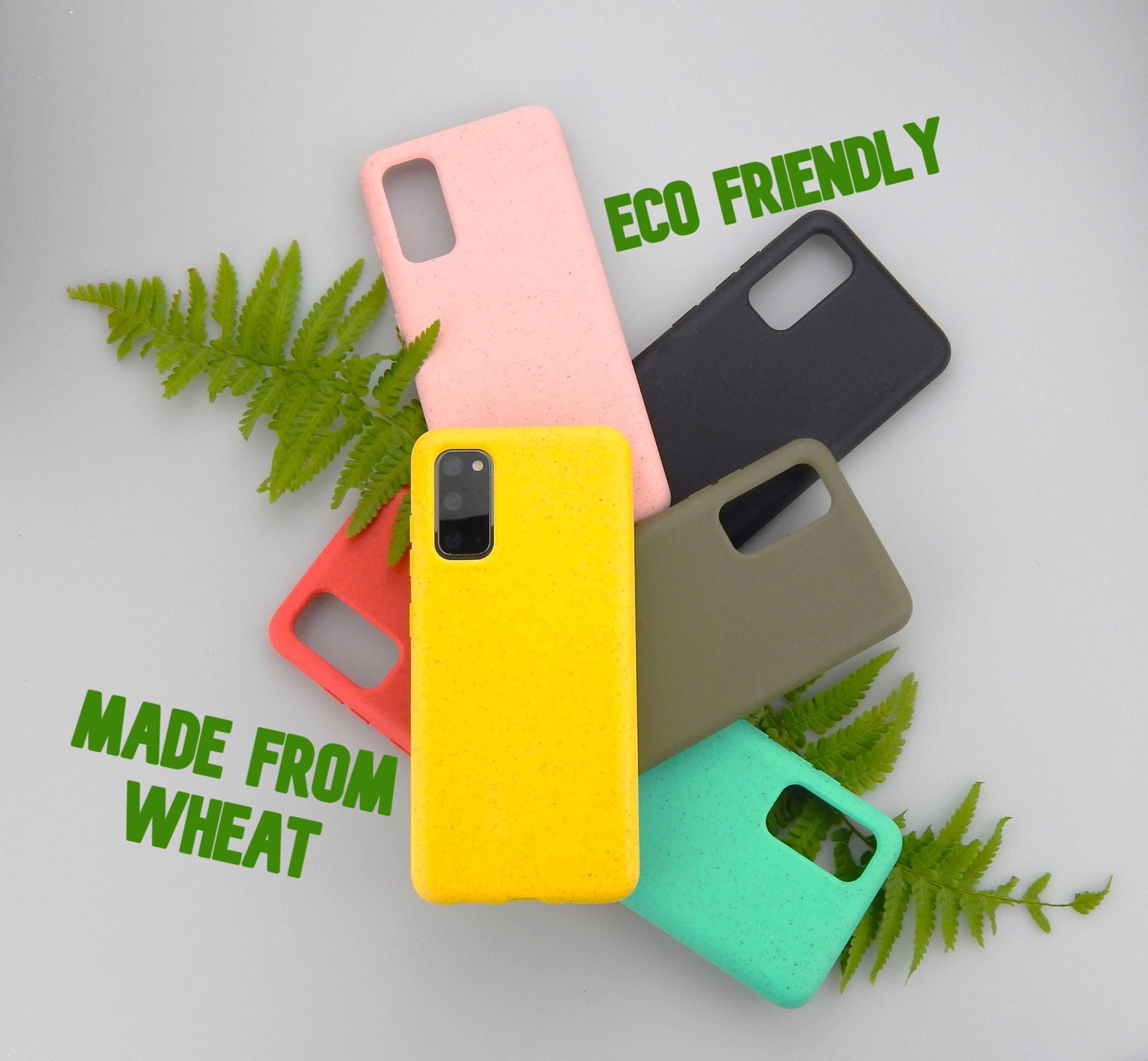 Samsung Galaxy Eco Friendly  Biodegradable Phone Case  Samsung Galaxy Note 10 20 Ultra Plus A21S A50 A50S A72 A73 / Made from Wheat Straw