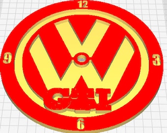 VW GTI Wall Clock