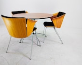 Vico Magistretti for Fritz Hansen - Maple Alloy Diner Set
