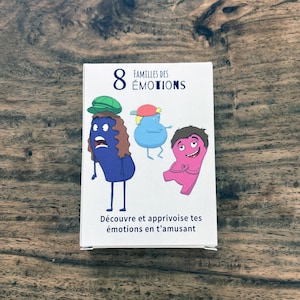 Jeu de 8 familles des émotions- Découvre les émotions en t'amusant