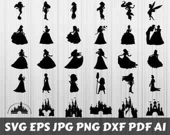 Download Disney Disney Princess Silhouette Png