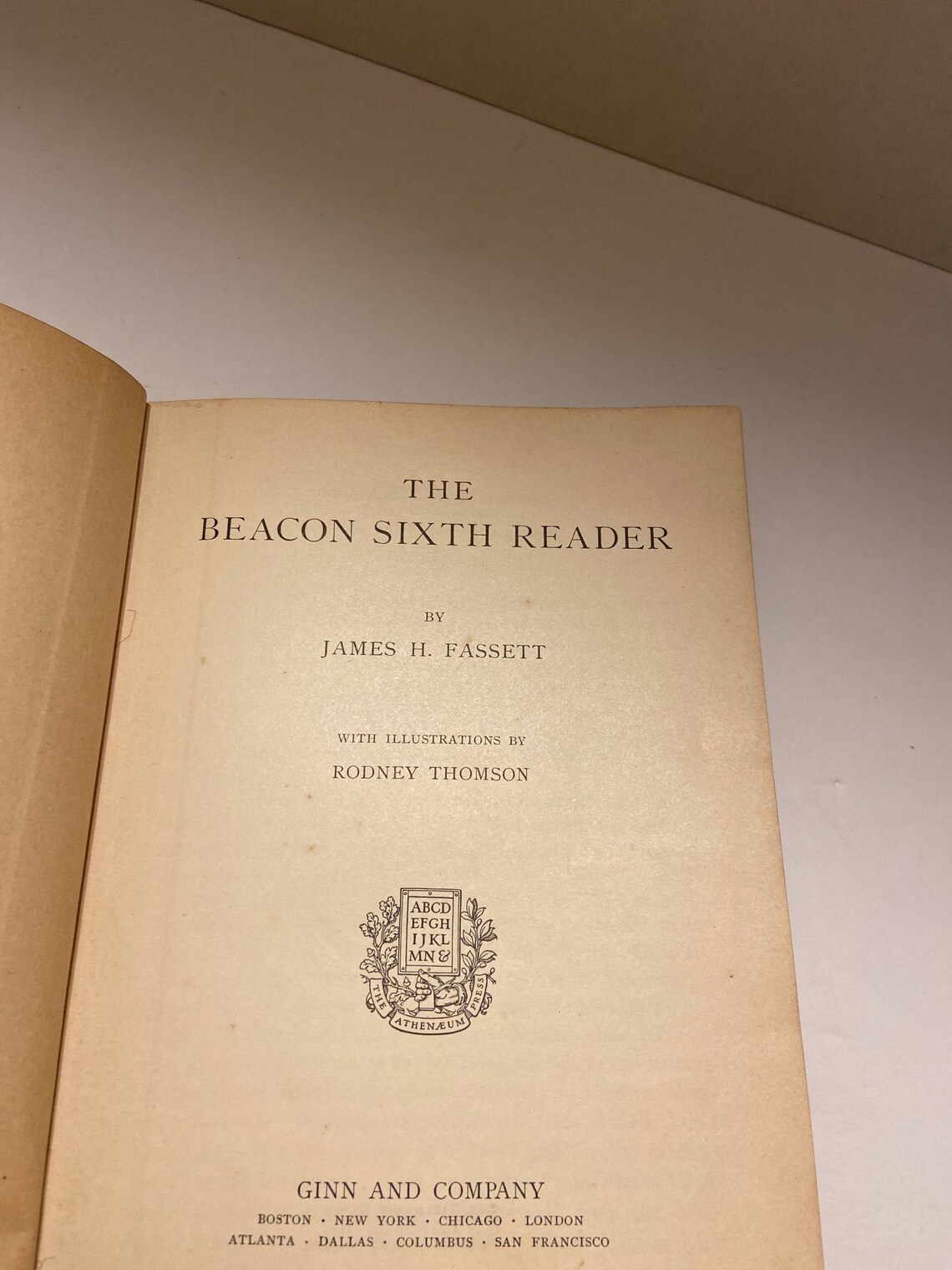 Two Beacon antique books The Beacon first reader copyright Etsy