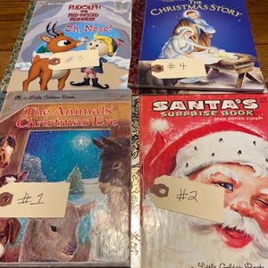 Christmas little golden books