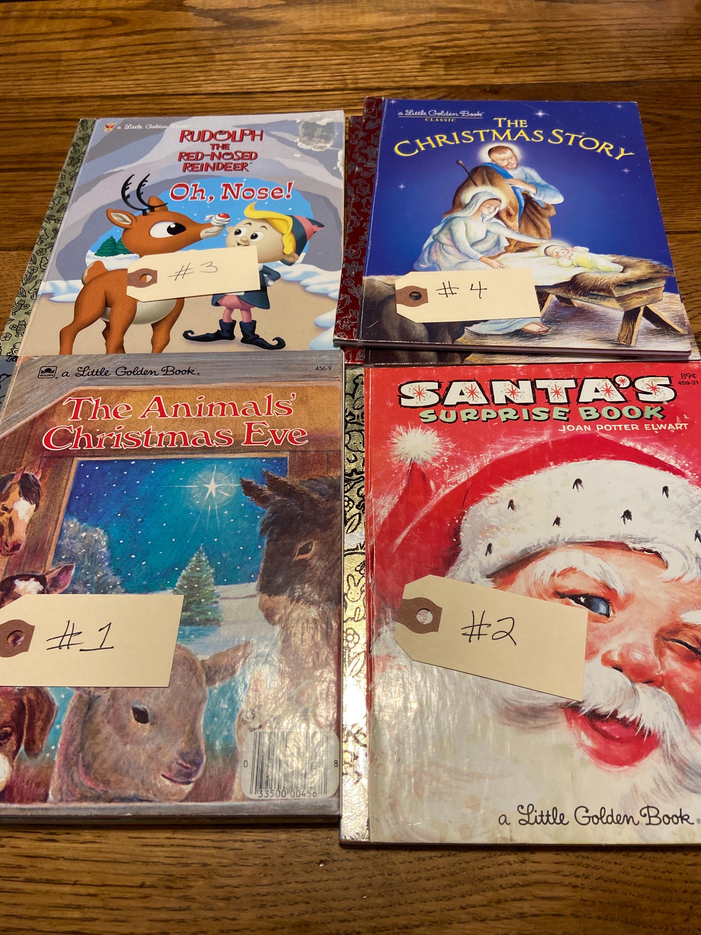 Christmas little golden books