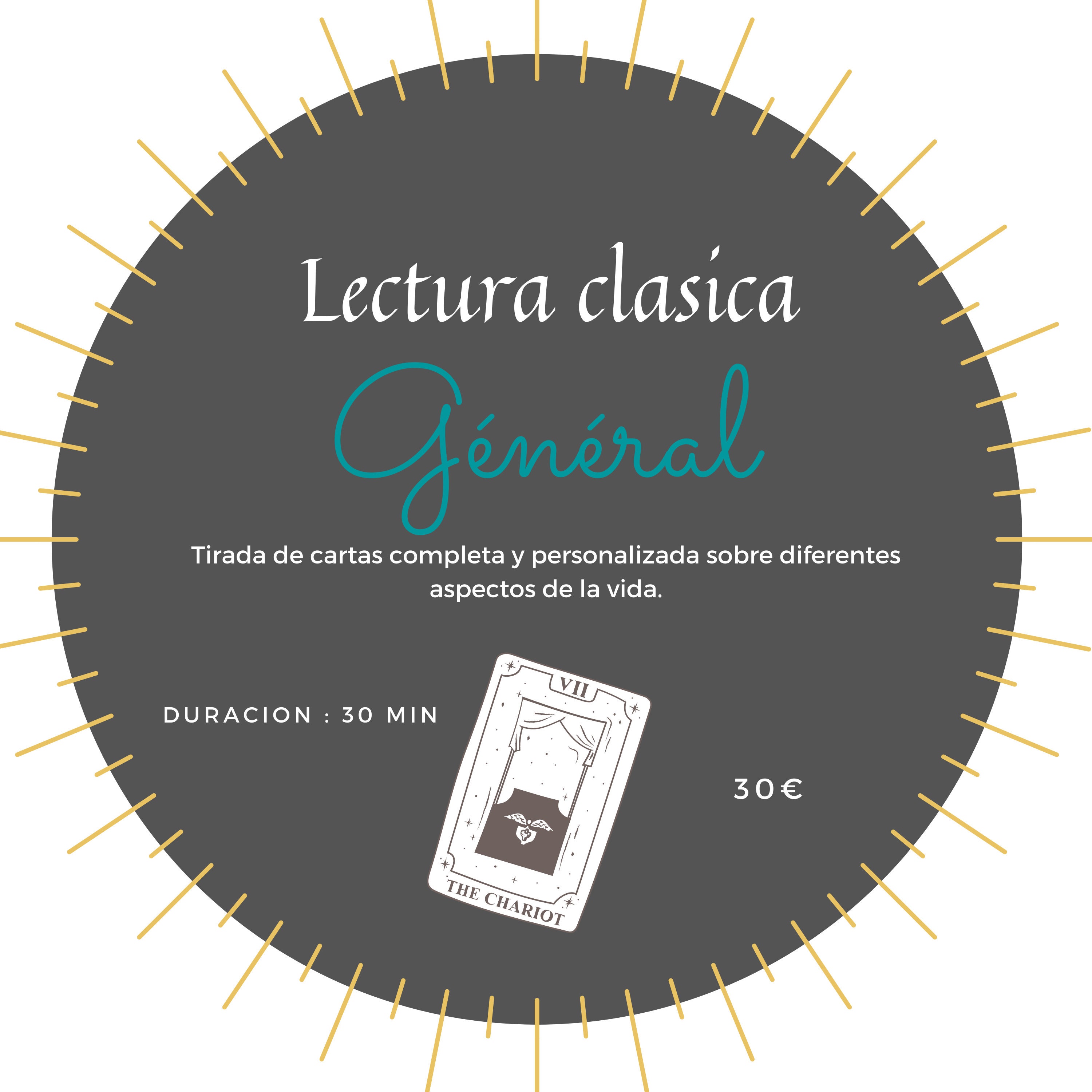 Lectura de Tarot Clasica 30 Minutos