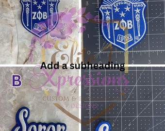 Zeta Phi Beta | ZPhiB | Iron on | Sew on Patches | Embroidered Patch