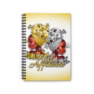 Philo Affiliate Wraps & Butterflies  - Spiral Notebook Ruled Line